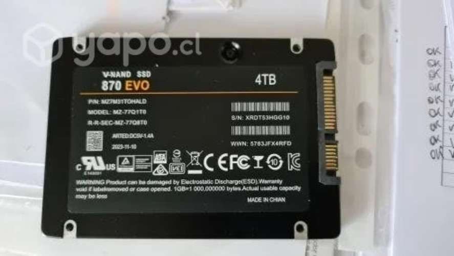 Disco duro interno SSD de 4TB para portátil