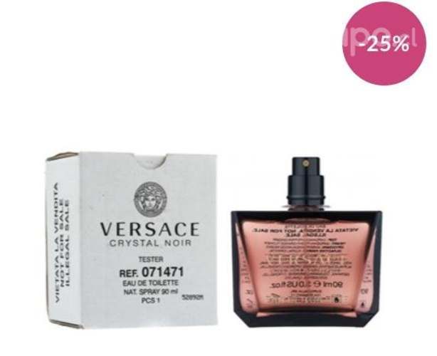 Tester Crystal Noir de Versace Edt 90ml Mujer S/T