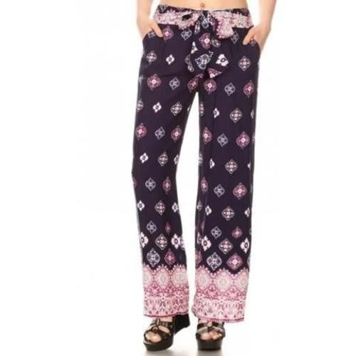 Pantalón Palazzo Boho Print - Talla S