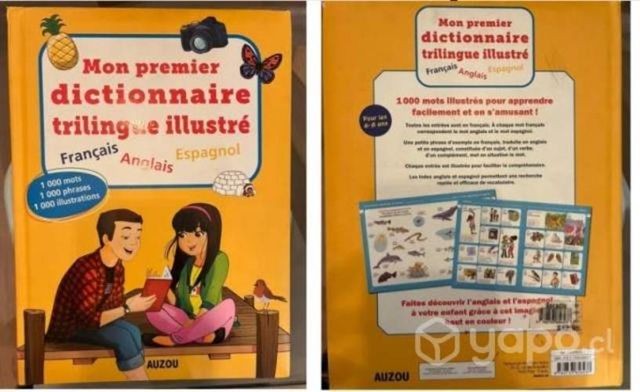 Diccionario Ingles Español Frances - Ilustrado