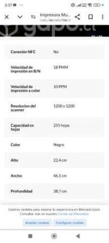 Impresora HP Officejet Pro 6830