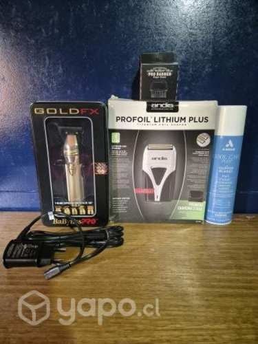 Máquina Babyliss Trimmer y Andis Shaver Plus