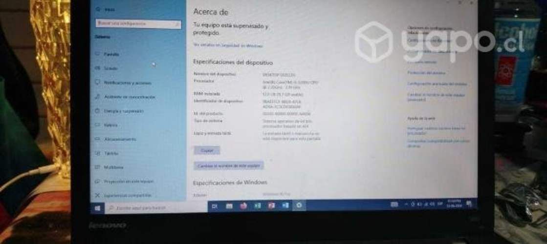 Notebook lenovo thinkpad t450