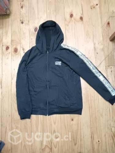 Poleron Ea7 logo bordado talla s