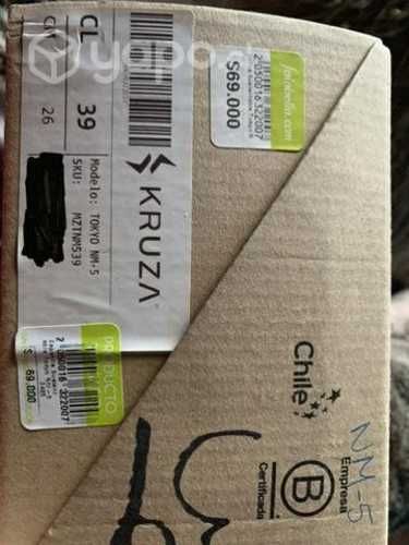 Original zapatillas cuero embaladas