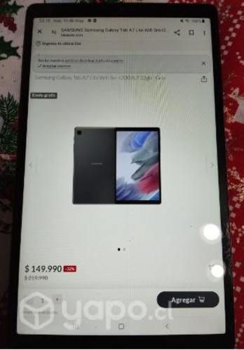Tablet Samsung A7 lite como nueva