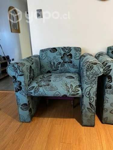 2 sofás de un cuerpo