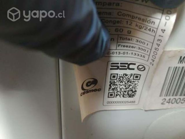 Congelador de 300 LTS poco uso