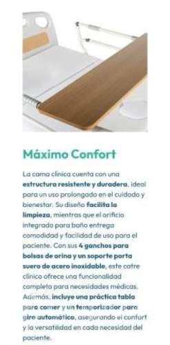 Cama Clínica Eléctrica 3 Posiciones Premium