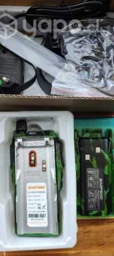 Radio portátil VHF y UHF, 136-174 y 400-520 MHz