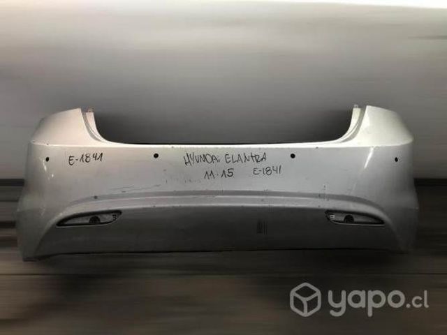 Parachoque trasero hyundai elantra 2011-2015