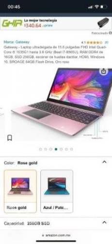 Computador Gateway casi nuevo