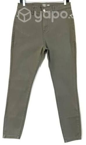 Pantalón Elástico Marca Index Lisa Talla 44 Verde