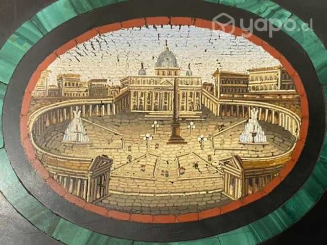 Antiguo Micro Mosaico Italiano siglo XIX Providenc