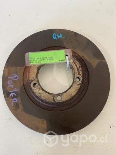 Disco freno delantero derecho Hyundai Porter CRDI