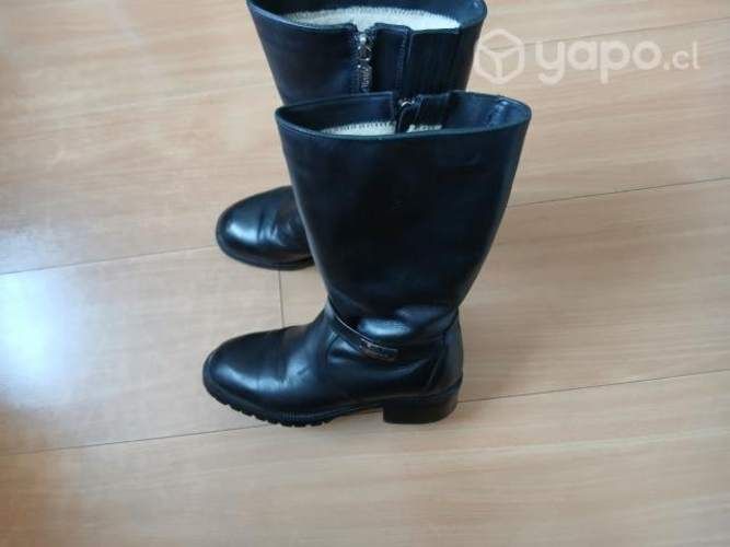 Botas de cuero forradas en lana de oveja