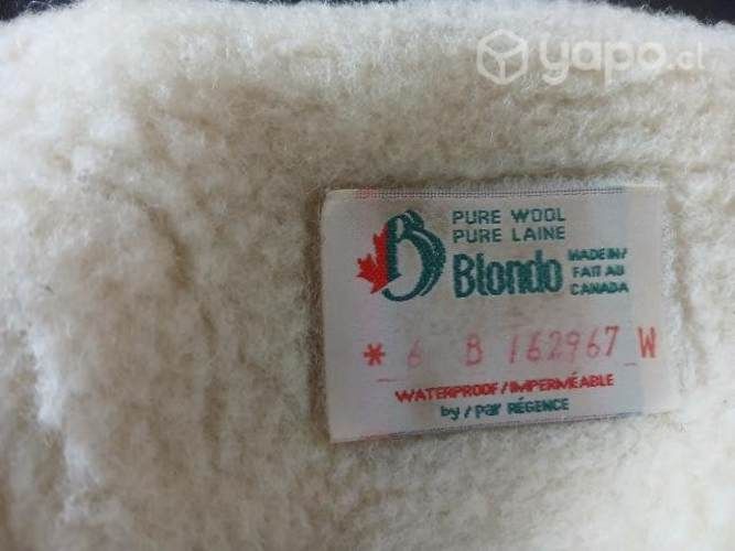 Botas de cuero forradas en lana de oveja