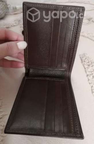 Billetera de cuero para hombre
