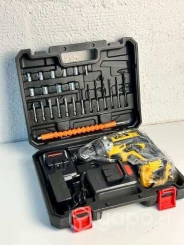 Taladro recargable inalámbrico de 21 voltios + acc