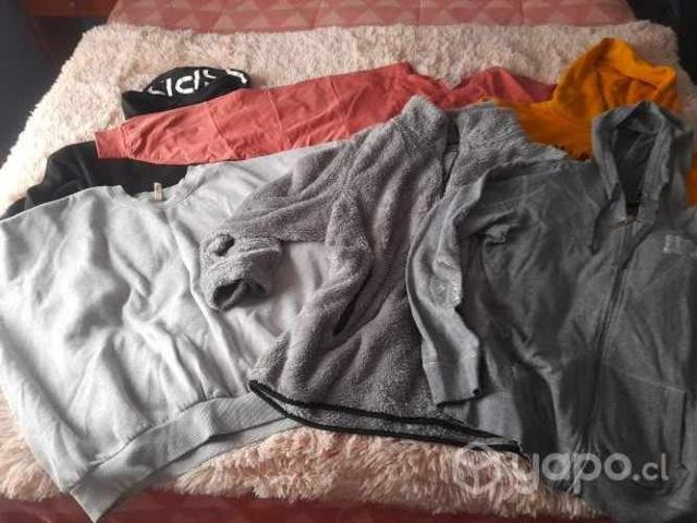 Lote de 6 polerones mujer talla L