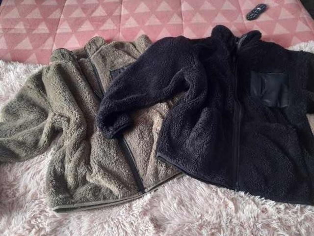 Par de polerones peluditos marca Alaniz XL