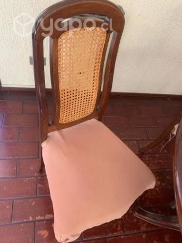 Comedor de nogal 6 sillas