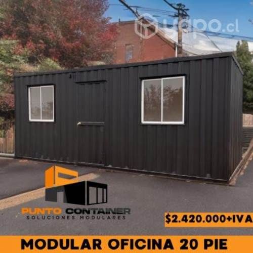Container negro oficina 20 piess