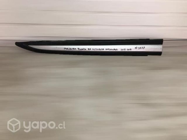 Moldura de puerta delantera rh mitsubishi outlande