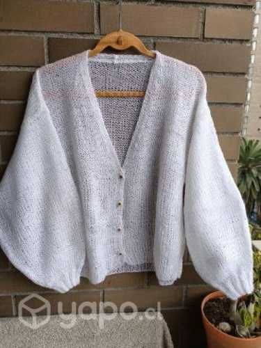 Chaleco oversize blanco