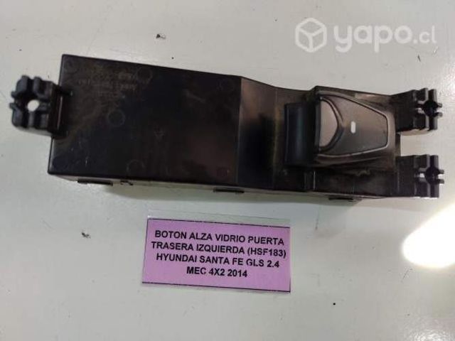 Boton Alza Vidrio Pta Tras Izq (HSF183) Santa Fe