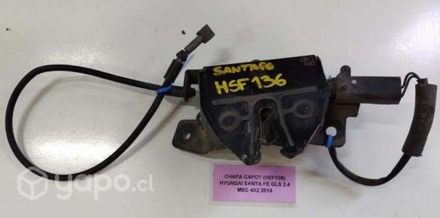 Chapa Capot (HSF136) Hyundai Santa fe GLS 2.4 MEC