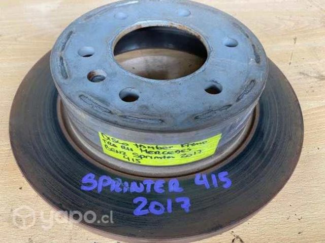 Disco Tambor freno tras RH Mercedes Benz Sprinter