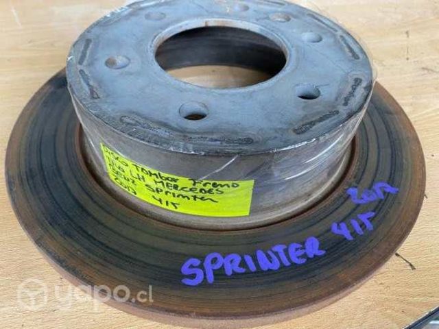 Disco Tambor freno tras LH Mercedes Benz Sprinter