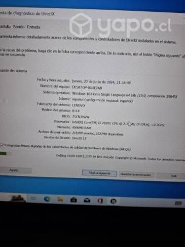 Laptop semi gamer + Teclado Mecánico + SSD 256GB