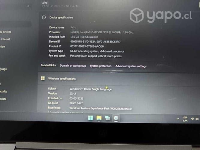 HP Pavilion X360, Touch