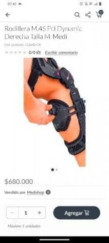 Ortesis dynamic LCP Derecha talla M