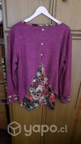 Polera manga larga mujer