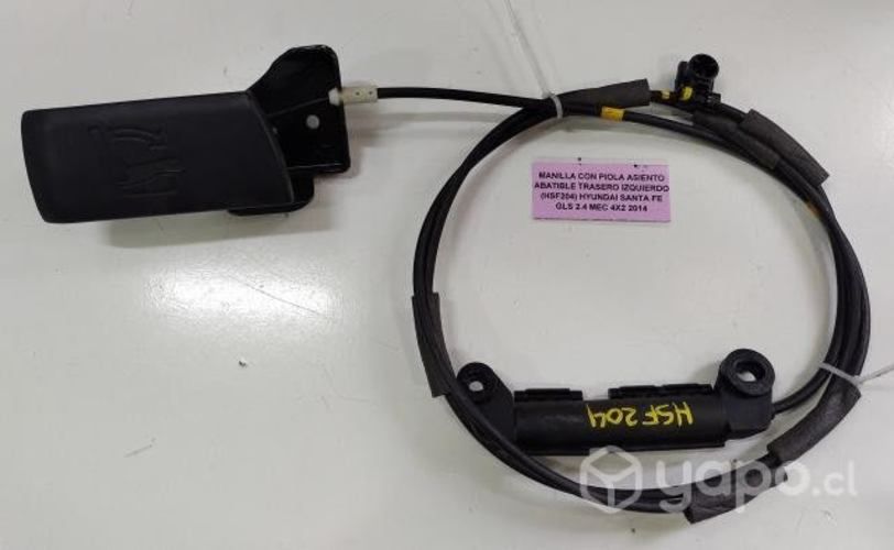 Manilla C/Piola Asiento Abatible Tras Izq Santa Fe