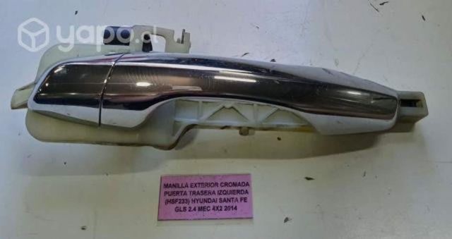 Manilla Exterior Crom pta tras izq Santa Fe GLS