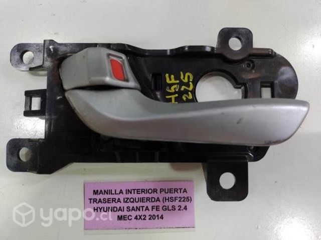 Manilla Interior Pta tra izq (HSF225) Santa Fe GLS