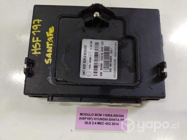 Modulo BCM 116RA-000386 (HSF197) Hyundai Santa Fe