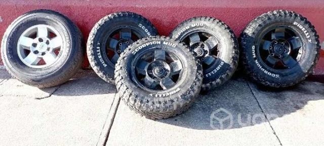 Juego de 5 Llantas aleación Toyota Neumas MT