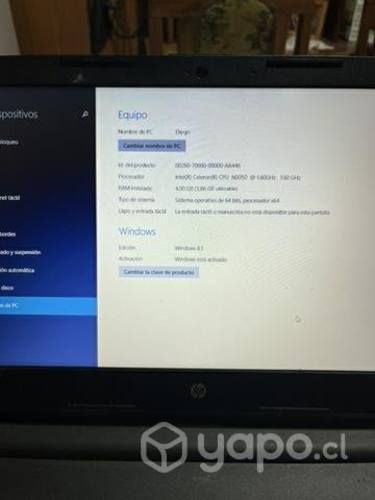 Notebook en perfecto estado