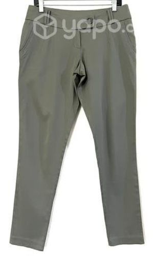 Pantalón Elástico Marca Io Talla 40 Verde