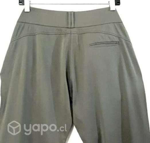 Pantalón Elástico Marca Io Talla 40 Verde