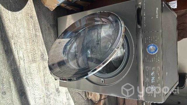 Lavadora secadora Hisense 14/9 kg dispensador auto