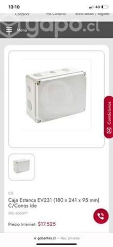 Cajas estanca eléctrica