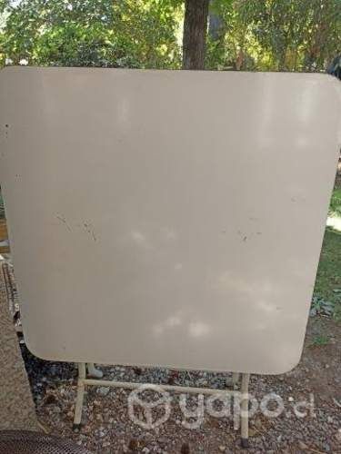 Mesas melamina blanca