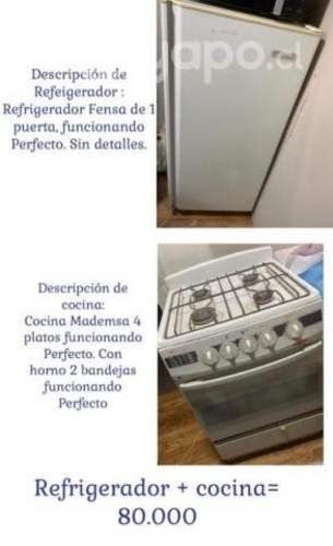 Equipo Sonido Sony, cocina y refri buen estado