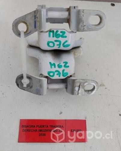 Bisagra Puerta Trasera Derecha (MGZ076) MG ZS 2020